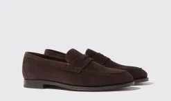 Online Scarosso Stefano Moro Dark Brown - Suede