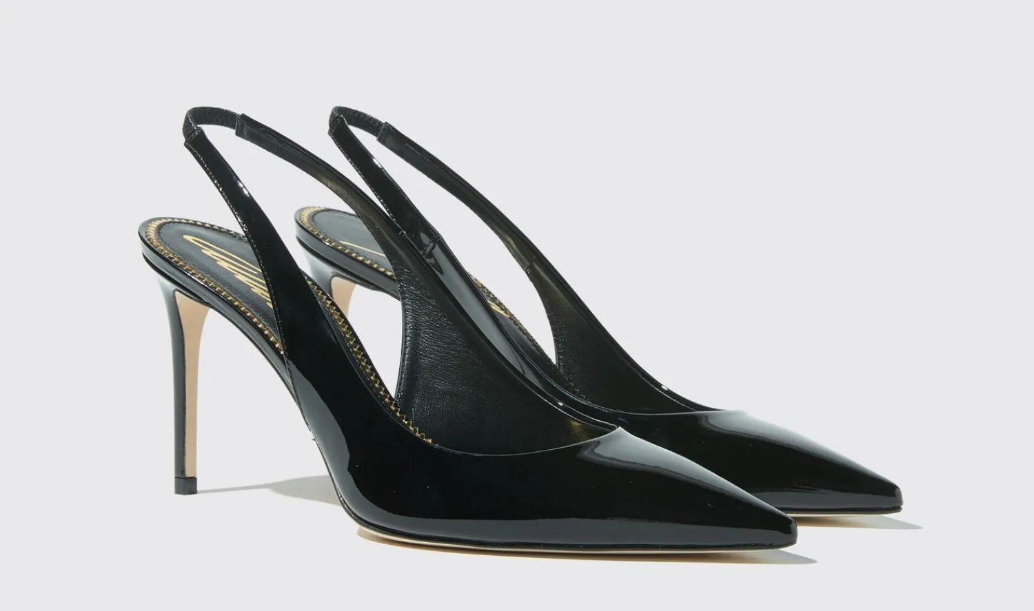 Shop Scarosso Sutton Black Patent Black - Patent