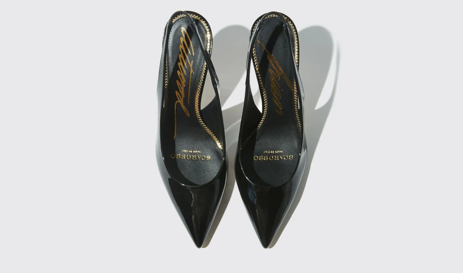 Shop Scarosso Sutton Black Patent Black - Patent