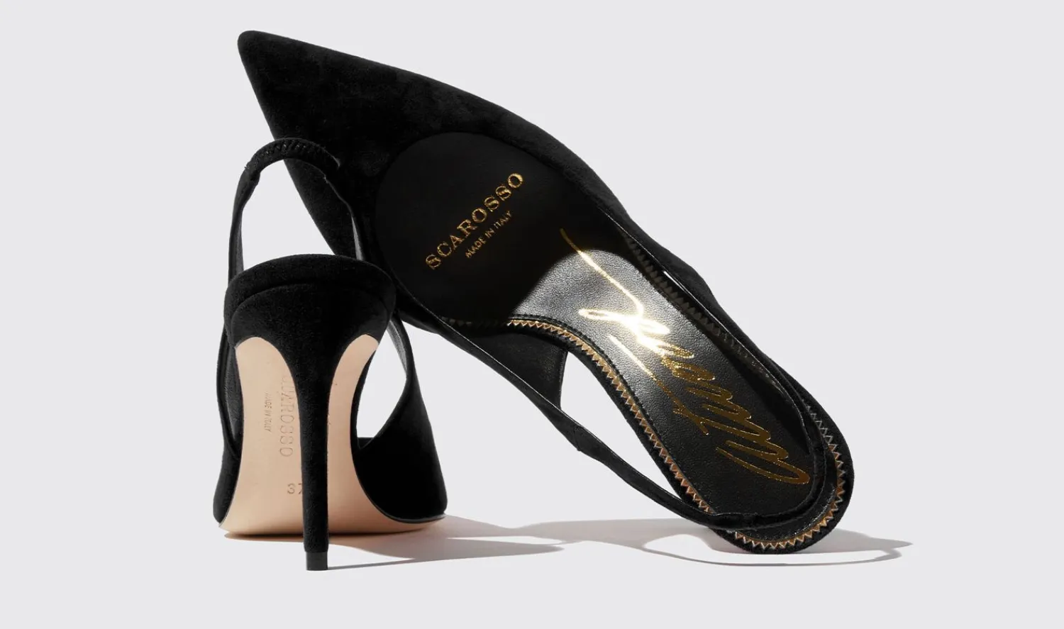 Best Sale Scarosso Sutton Black Suede Black - Suede