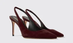 Online Scarosso Sutton Burgundy Suede Burgundy - Suede