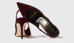 Online Scarosso Sutton Burgundy Suede Burgundy - Suede