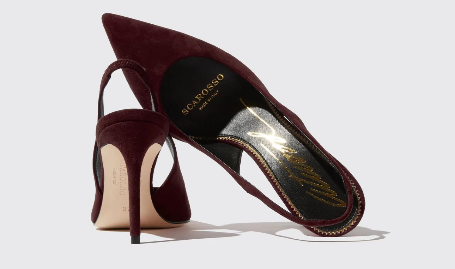Online Scarosso Sutton Burgundy Suede Burgundy - Suede