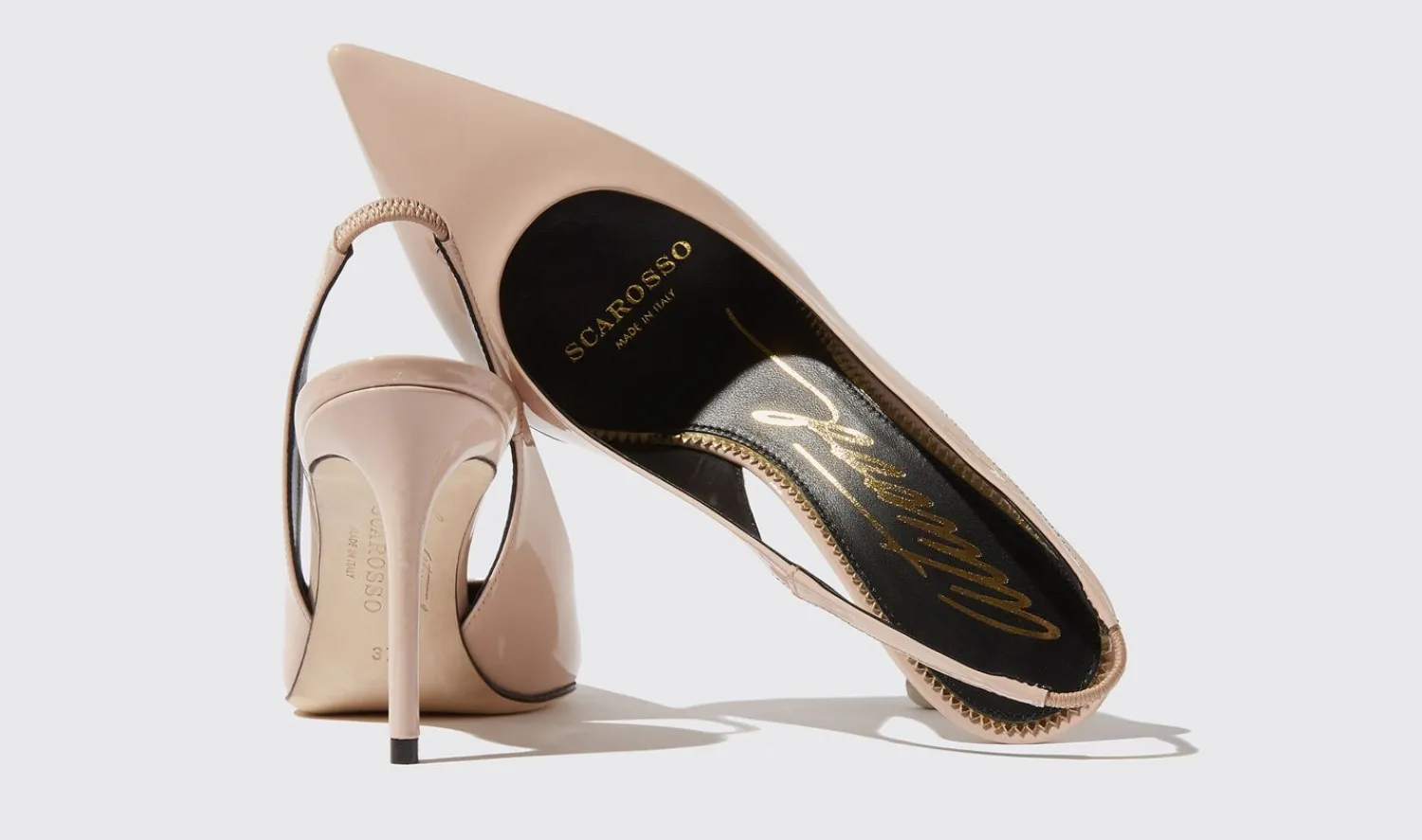 Shop Scarosso Sutton Nude Patent Nude - Patent