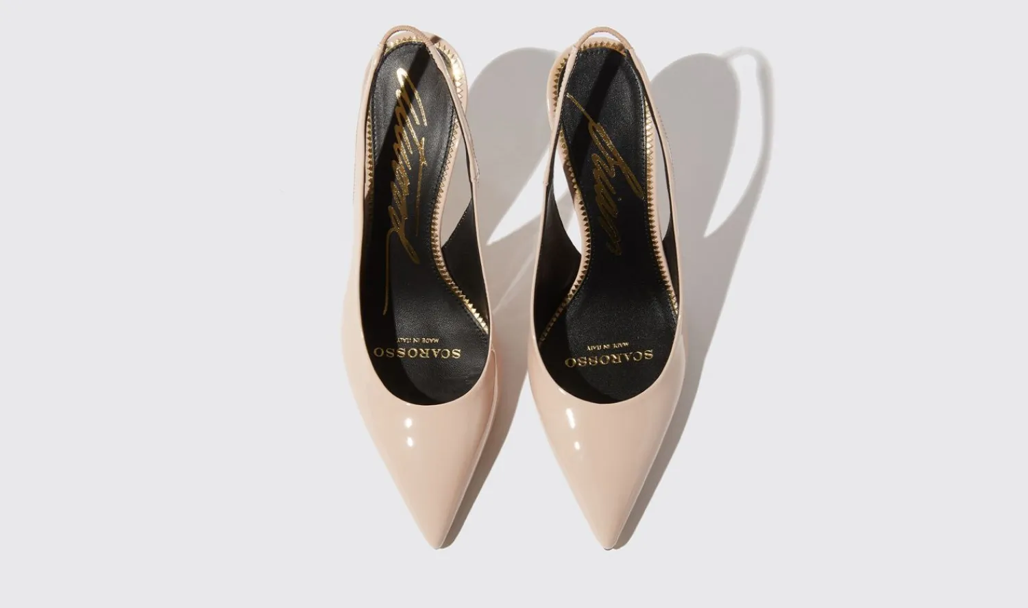 Shop Scarosso Sutton Nude Patent Nude - Patent