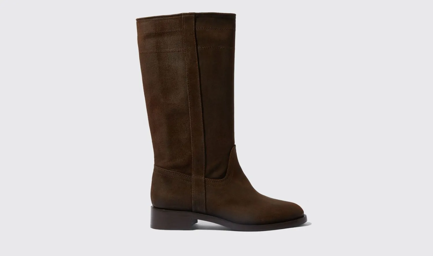 Cheap Scarosso Tess Brown Suede Brown - Suede