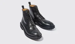 Fashion Scarosso Thomas Black Black - Calf