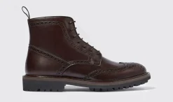 Online Scarosso Thomas Dark Brown Dark Brown - Calf