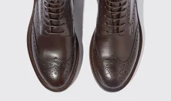 Online Scarosso Thomas Dark Brown Dark Brown - Calf