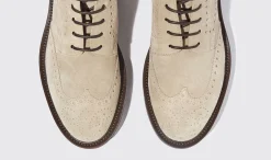 Best Sale Scarosso Thomas Sand Suede Sand - Suede