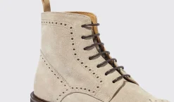 Best Sale Scarosso Thomas Sand Suede Sand - Suede