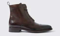 Clearance Scarosso Toto Ebano Dark Brown Calf