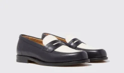 Best Scarosso Trinidad Blue Blue & White - Calf