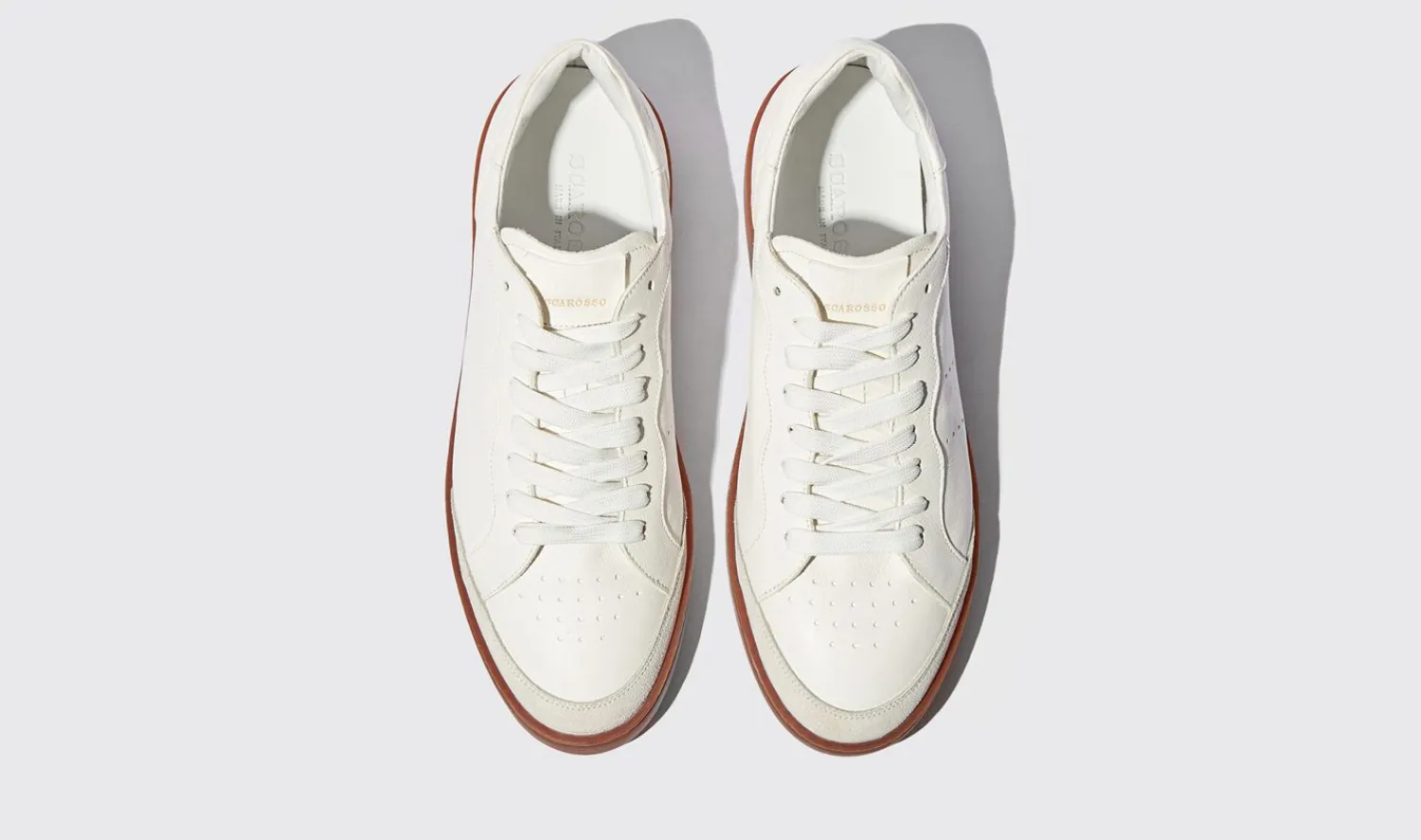 Online Scarosso Umberto White White - Calf