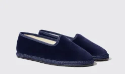 New Scarosso Valentina Blu Velluto Blue - Velvet