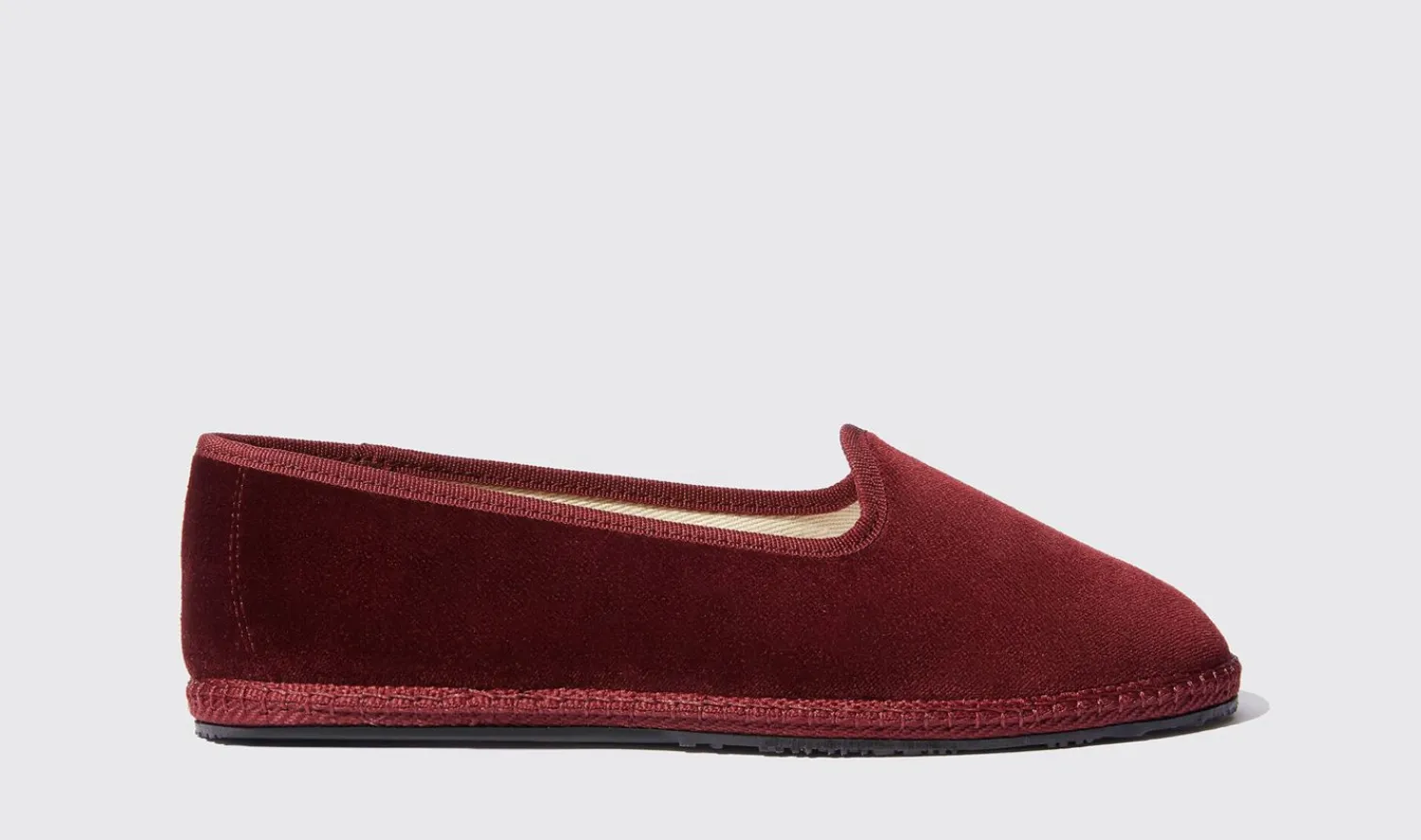 Store Scarosso Valentina Bordeaux Velluto Burgundy - Velvet