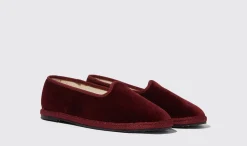 Best Scarosso Valentino Bordeaux Velluto Burgundy - Velvet