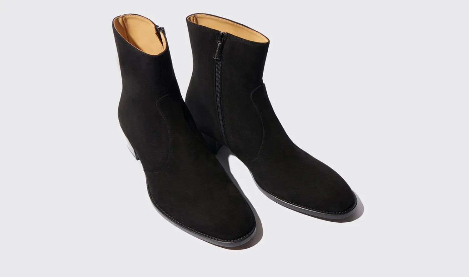 Store Scarosso Warren Black Suede Black - Suede