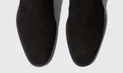 Store Scarosso Warren Black Suede Black - Suede