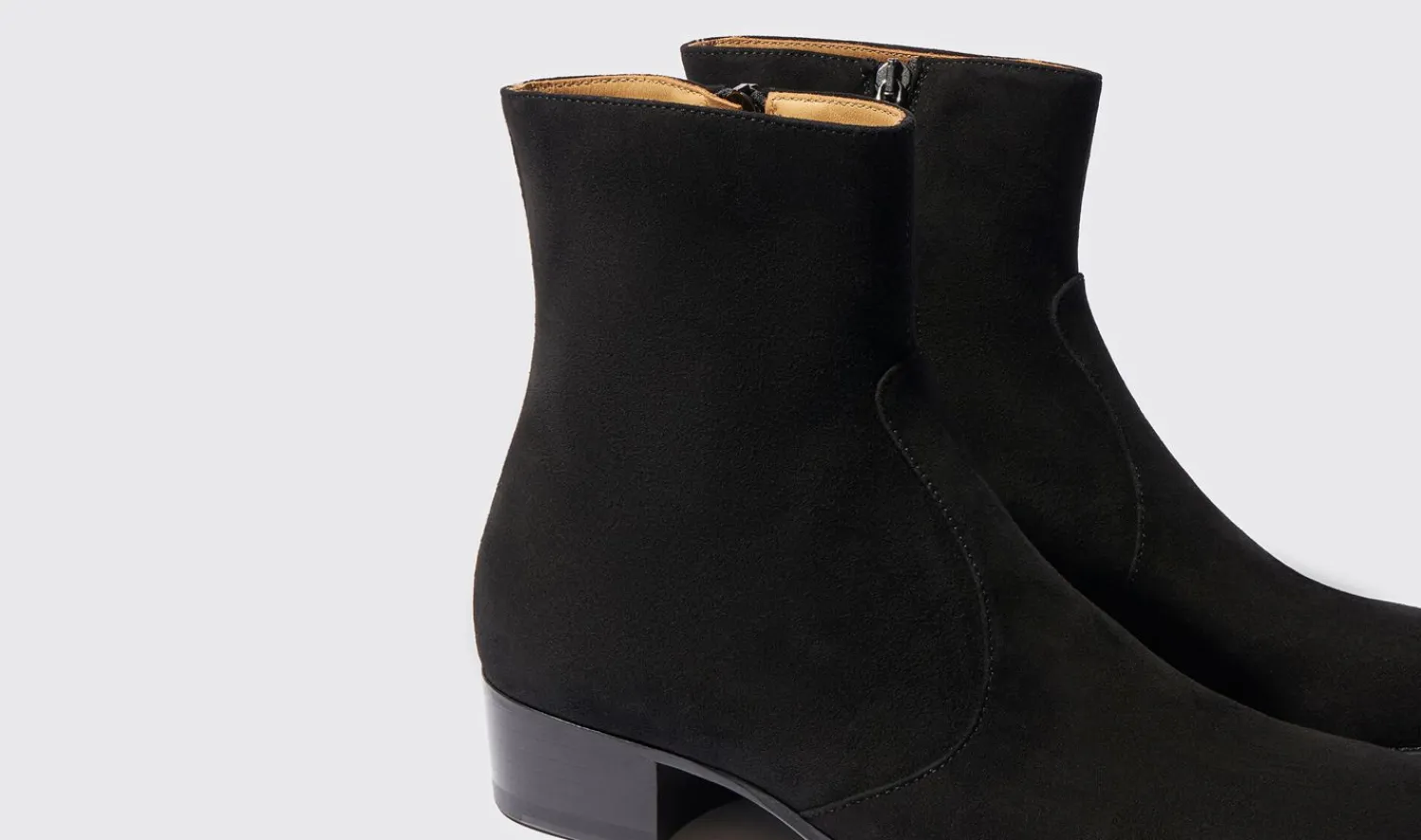 Store Scarosso Warren Black Suede Black - Suede