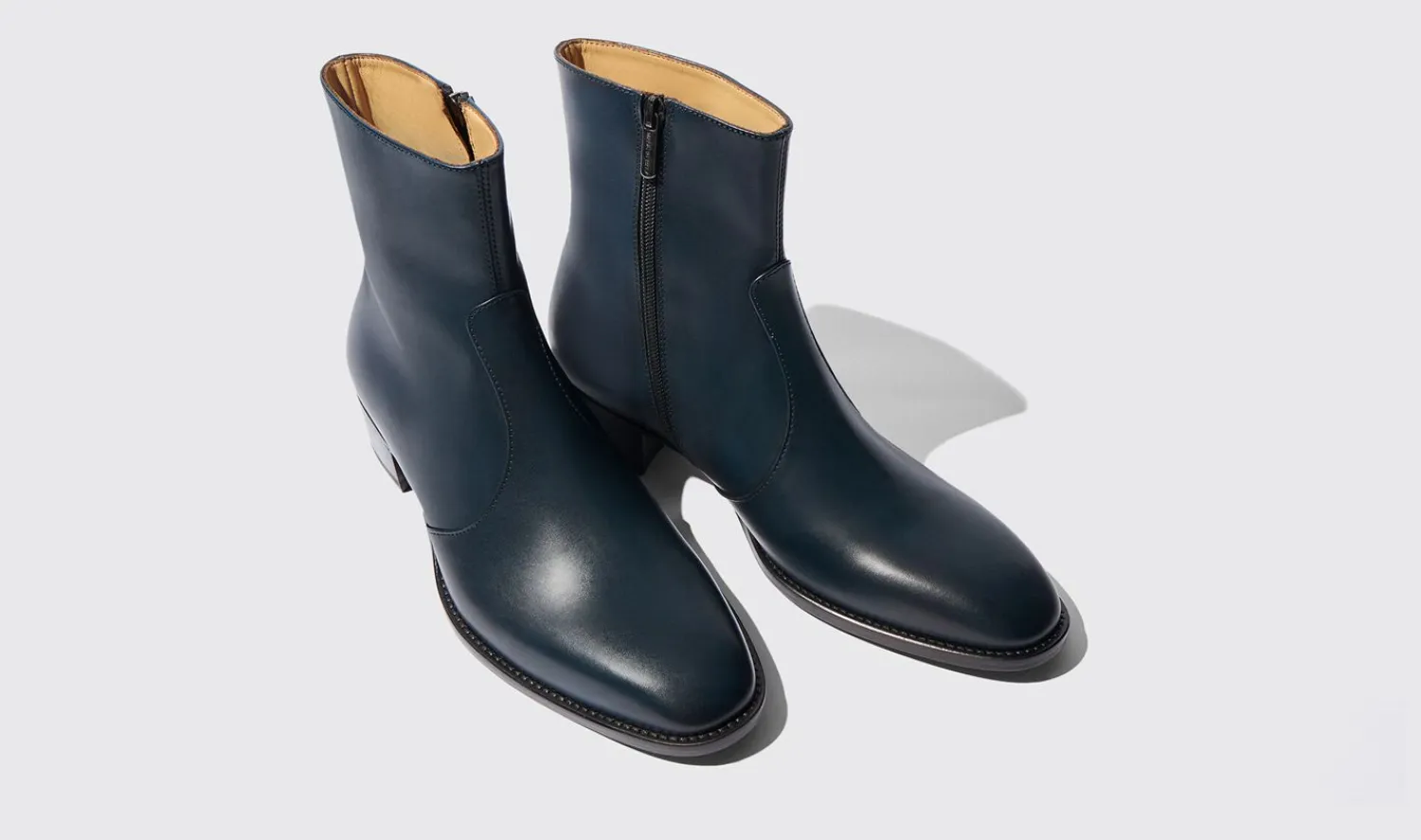 Cheap Scarosso Warren Blue Blue - Calf