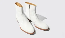 Best Sale Scarosso Warren White White - Calf