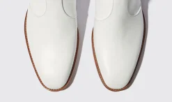 Best Sale Scarosso Warren White White - Calf