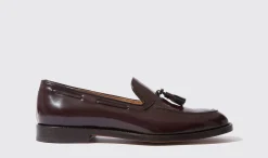 Best Sale Scarosso William Burgundy Bright Burgundy - Polished Calf