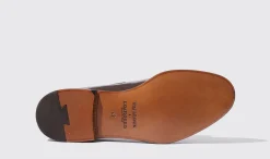 Best Sale Scarosso William Burgundy Bright Burgundy - Polished Calf