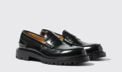 Store Scarosso Wooster Ii Black Black - Brushed Calf