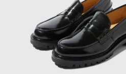 Store Scarosso Wooster Ii Black Black - Brushed Calf